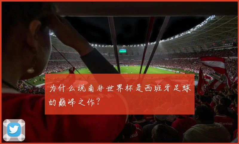 为什么说南非世界杯是西班牙足球的巅峰之作?