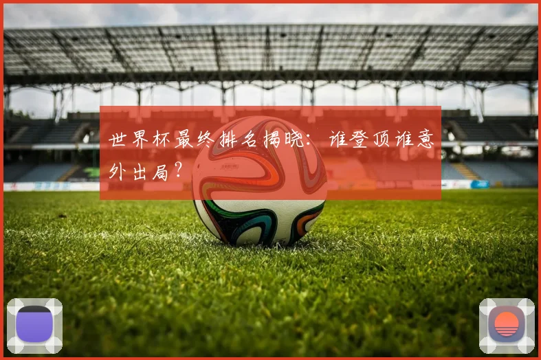 世界杯最终排名揭晓:谁登顶谁意外出局?