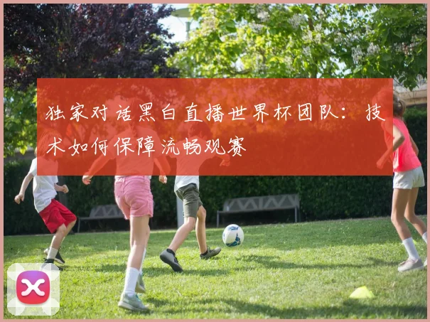独家对话黑白直播世界杯团队：技术如何保障流畅观赛